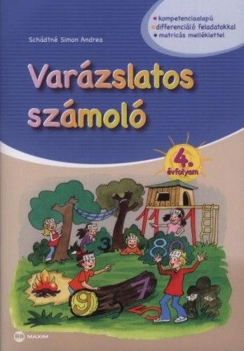 Varázslatos számoló 4. évfolyam - matricás melléklettel
