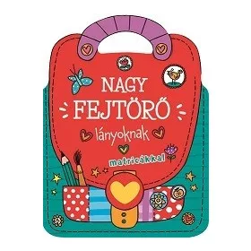 Nagy fejtörő - lányoknak matricákkal