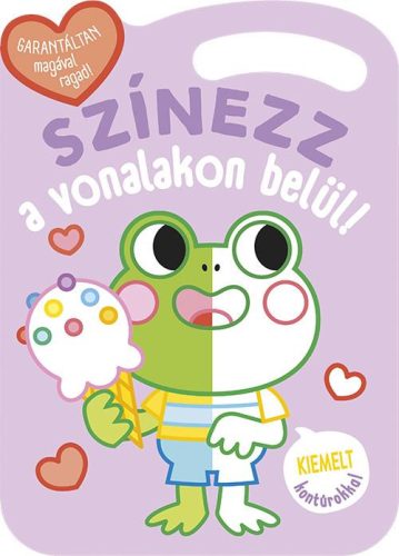 Színezz a vonalakon belül - Béka