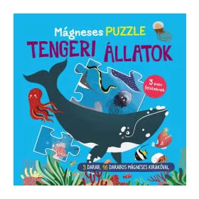 Mágneses puzzle - Tengeri állatok