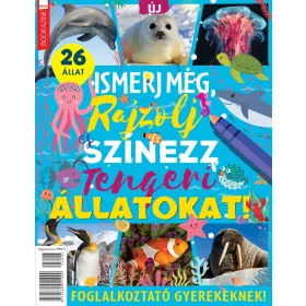   Füles Bookazine - Ismerj meg, színezz... tengeri állatokat