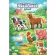 Háziállatok kifestő - Matricákkal