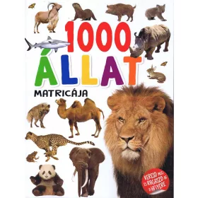 1000 állat matricája - Fehér