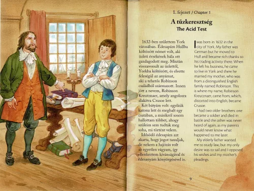 Klasszikusok magyarul-angolul: Robinson Crusoe