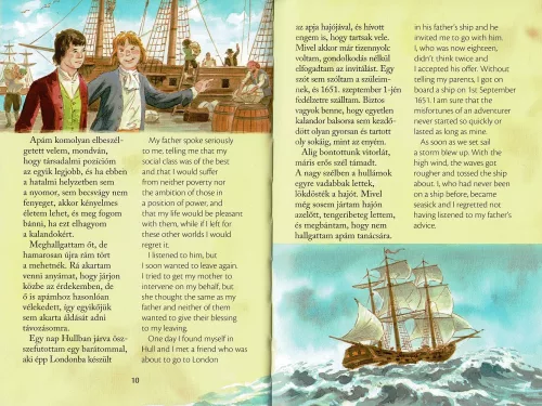 Klasszikusok magyarul-angolul: Robinson Crusoe